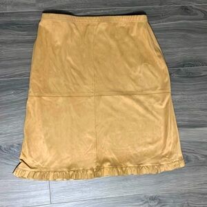 J.Jill faux suede skirt for women. Size SP